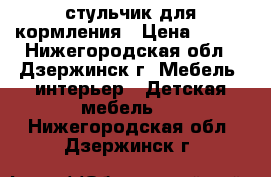 стульчик для кормления › Цена ­ 600 - Нижегородская обл., Дзержинск г. Мебель, интерьер » Детская мебель   . Нижегородская обл.,Дзержинск г.